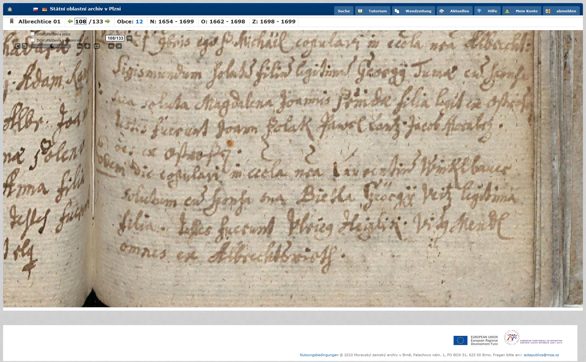 Heiratseintrag Lorenz und Maria Heiratseintrag Lorenz und Maria